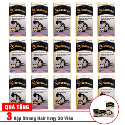 Liệu trình 15 hộp viên Strong Hair [TẶNG 3 Hộp]